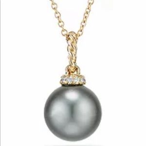 Brand New! David Yurman Pendant Necklace Tahitian Pearl